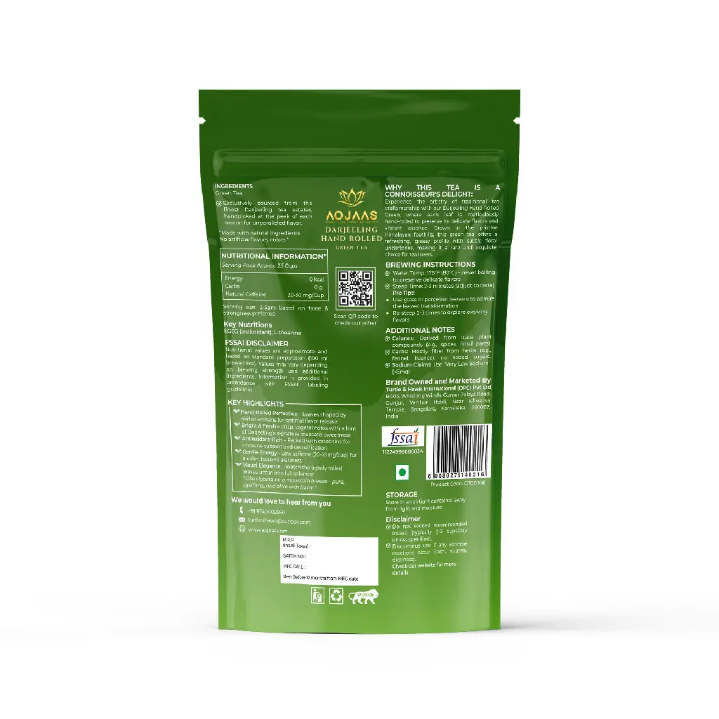 Hand Rolled Green Tea Back.webp