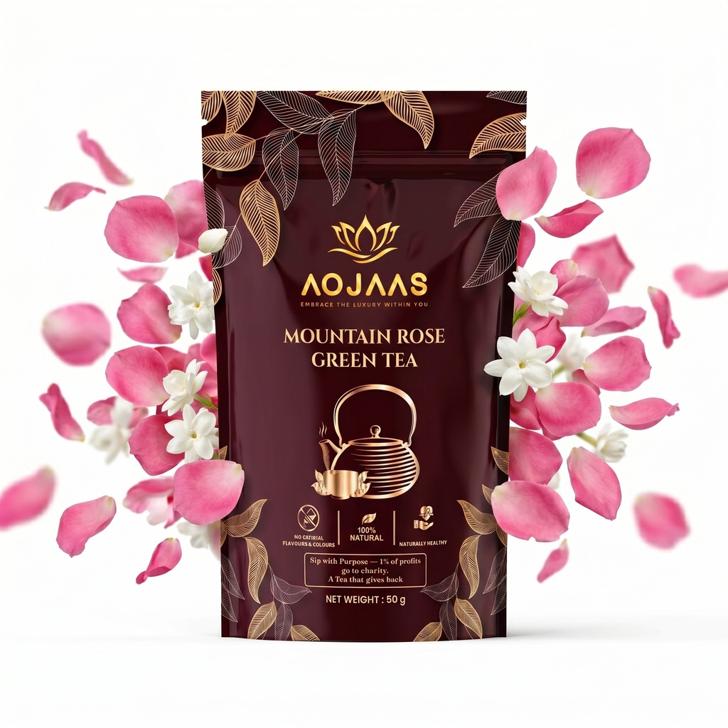 Mountain Rose Green Tea - A Floral Oasis for Mind & Body