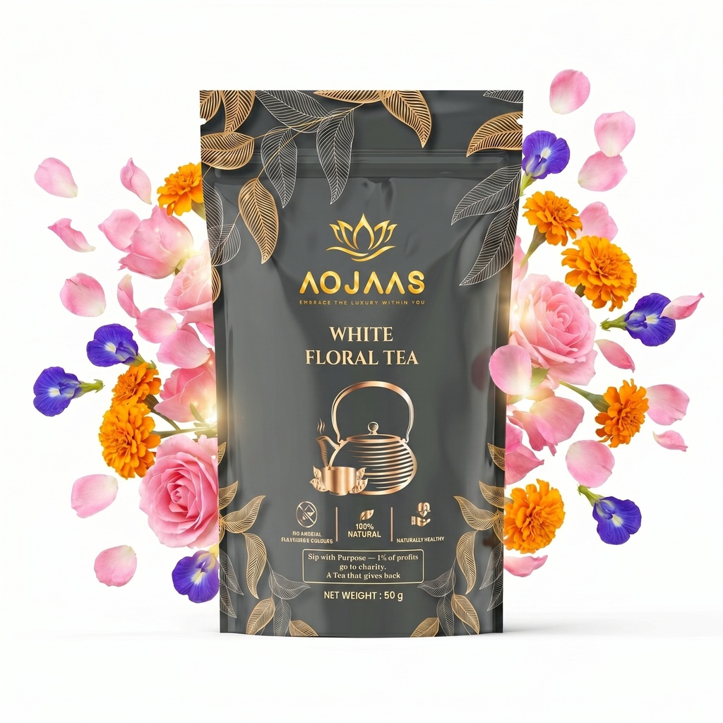White Floral Tea - A Petal-Infused Elixir of Radiance